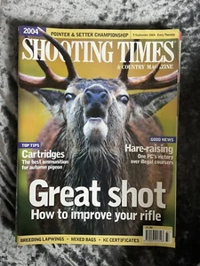 Shooting Times & Country Magazine - 9 September 2004 - Picture 1 of 1