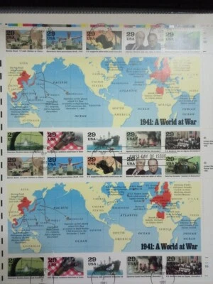 Usa: 1990; Scott 2559, complete panel of 20 in cover FDC. rare, EBN066 - Image 1 of 2