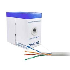 MATASSA BOBINA LAN CAT 5E CAVO ETHERNET DI RETE 305 METRI TELECAMERE NO SCHERMAT