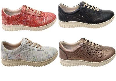 Orizonte Hazel Womens European Comfortable Leather Lace Up Shoes - image 1 of 4