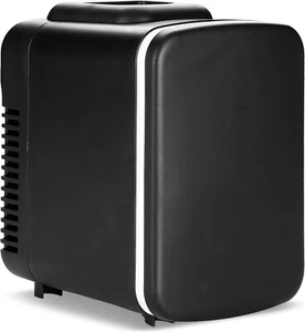 Simple Deluxe Mini Fridge, 4L/6 Can Portable Cooler & Warmer Freon-Free Small Re - Picture 1 of 6