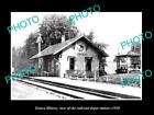 Old 8X6 Historic Photo Of Tonica Illinois The Railroad Depot Station C1920