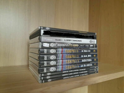 LOTTO 10 DVD JUVENTUS _ TITOLI COME DA FOTO - Immagine 1 di 4