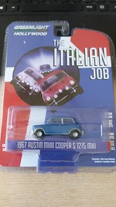 GREENLIGHT - 1967 AUSTIN MINI COOPER S 1275 MK1  BLUE  1/64 APROX *NEW* - Picture 1 of 4