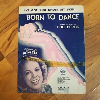 I've Got You Under My Skin - 1936 película "Born To Dance" partituras - E. Powell Foto 1 de 4