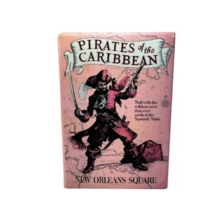 Vtg Pirates Of The Caribbean New Orleans Square 2" x 3" Fridge Magnet Disneyland - Picture 1 of 3