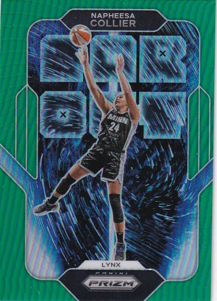 2022 Panini Prizm WNBA Far Out Insert Green Refractor #5 Napheesa Collier - Image 1 of 1