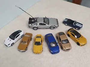 Welly back to the future Delorean, job lot of 8 diecast cars - Picture 1 of 24