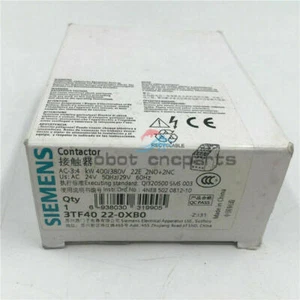 1PC NEW SIEMENS 3TF4022-0XB0 3TF40 22-0XB0 AC Contactor - Picture 1 of 1