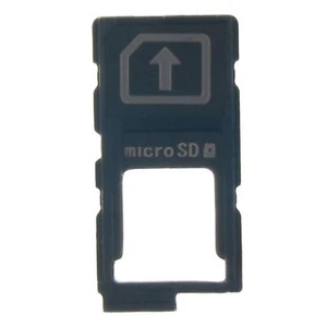 Sim Card& Micro SD Card Memory Card Holder Tray For Sony Xperia Z4 Z5 Black G - Zdjęcie 1 z 5
