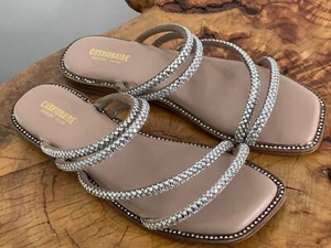 Cushionaire Varda Studded Strappy Sandal Memory Foam Women’s Size 8.5 Slip On - Picture 1 of 10