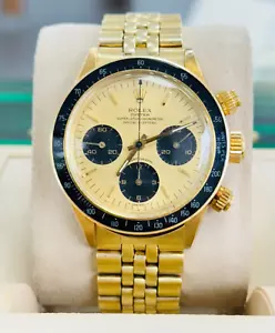 Rolex Daytona Cosmograph 6263 champagne dial 14KT yellow gold Jubilee Band - Picture 1 of 24