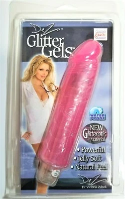 California Exotics Dr. Z Geles Brillo Dong Vibrador - Rosa Foto 1 de 2