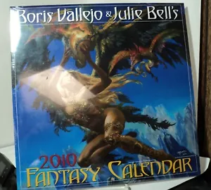 Boris Vallejo & Julie Bell's Fantasy Calendar 2010 - in shrinkwrap - Foto 1 di 2