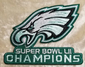 Philadelphia Eagles Super Bowl 52 LII Champions Iron On Patch Free Tracking! - Picture 1 of 1