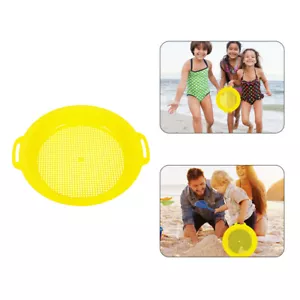 3 Pcs Riddle Sieve Plastic Sieve Beach Sand Sieves Sand Shovels Kids - Picture 1 of 12