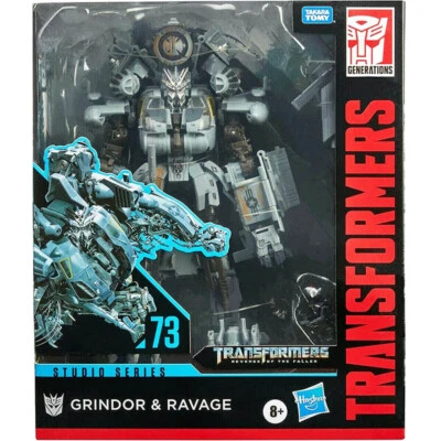 Transformers Grindor and Ravage Leader Studio #73 Action Figure Hasbro Official - Image 1 of 4