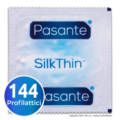 Preservativi Ultra Sottili PASANTE SILK THIN Box da 144 Profilattici - Immagine 1 di 4