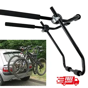 2 bicycle carrier rack bike cycle high quality rear trunk boot mount - foldable - Picture 1 of 7