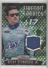 2016 Panini Prizm NASCAR Firesuit Fabrics Green Flag /99 Ricky Stenhouse Jr #RS