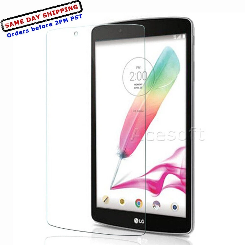 Portable Explosion-proof Tempered Glass Screen Protector for LG G Pad F 8.0 V495 - Image 1 of 1