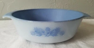 Vintage Anchor Hocking Fire-King Blau 1 Quart Glas Auflaufform - Bild 1 von 10