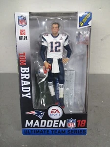 MCFARLANE TOM BRADY FIGURE MADDEN 18 ULTIMATE TEAM SERIES Exclusive Free Ship - Picture 1 of 8