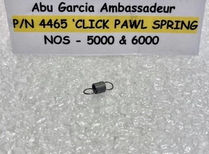 Abu Garcia Ambassadeur P/N 4465 - Click Pawl Spring - NOS - VTG 5000-6000 - Picture 1 of 2