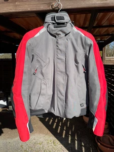 BMW Motorradanzug StreetGuard Damen Gr. 44 (Jacke grau/rot, Hose schwarz); neuw. - Bild 1 von 10