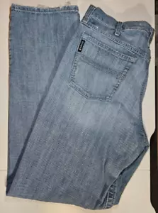 Jeans uomo denim Cinch Black Label 2.0 lavaggio medio-leggero taglia W38 X L36 - Foto 1 di 11