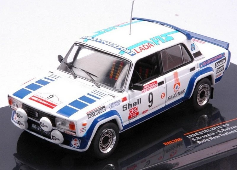 Lada 2105 VFTS Rally Neuselaand 1985 Brundza-Dadvani 1:43 IXO RAC396 - Immagine 1 di 1