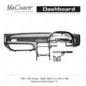 CARBON Auto Kit For 89-94 Nissan 180SX 200SX S13 RPS13 RHD Dashboard Replacement - Bild 1 von 24