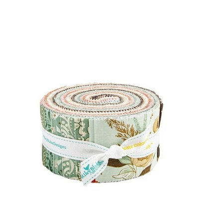Morning Latte 40 piece 2.5-inch Strips Jelly Roll Riley Blake Designs RP-16920-4 - Image 1 of 2