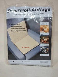 Schurwoll-Auflage, 50x80 cm, Universal-Sitzauflage, OVP - Bild 1 von 3