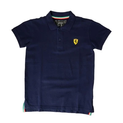 Polo Scuderia Ferrari Niño "Instit Piquet Scudetto SS" Azul 7/8 Años Foto 1 de 4