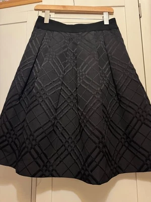 Ted Baker Mansii Black Plaid pattern bow back skirt, size 2 (UK 10) - Image 1 of 4