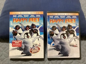 HAPPY FEET, SEALED, FULl-SCREEN DVD w/SLIPCASE/ FREE POSTAGE!!!! - Imagen 1 de 9