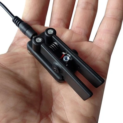 Double Paddle Automatic Key CW Morse Code Base Magnetic QU-7025 Shortwave Radio - Image 1 of 4