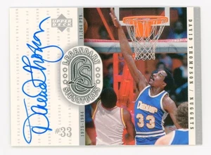 1999-00 Upper Deck NBA Legends Legendary Signatures David Thompson - Picture 1 of 2