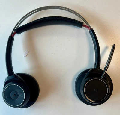 PLANTRONICS VOYAGER FOCUS UC B825-M Cuffie Bluetooth + Docking Di Ricarica - Immagine 1 di 4