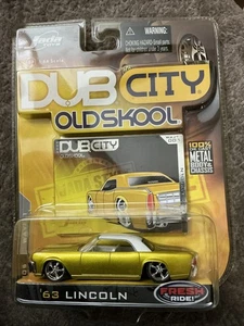 Vintage 2005 JADA Toys DUB CITY OLDSKOOL 1963 Lincoln 1:64 Scale Wave 1 - 005 - Picture 1 of 3