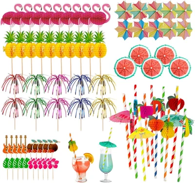 Cocktail Deko 90 Stück Cocktail Schirmchen Feuerwerk Sticks Cocktail Deko  - Bild 1 von 4