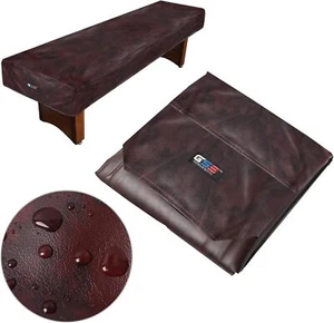 GSE 9ft/12ft/14ft/16ft Black Heavy-Duty Leatherette Shuffleboard Table Cover - Picture 1 of 5