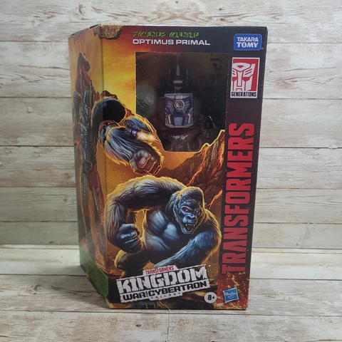 Transformers Kingdom War for Cybertron trilogy Optimus Primal Free Shipping Cover