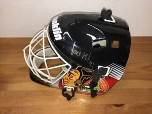 Blackhawks Street Hockey Goalie Mask with Jocelyn Thibault Signature - Picture 1 of 7