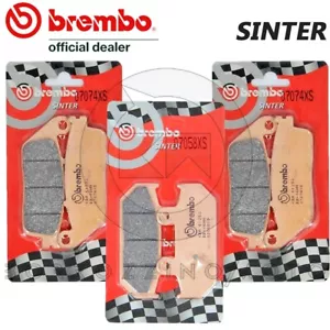 KIT PASTIGLIE FRENO BREMBO ANTERIORE POSTERIORE per SUZUKI BURGMAN 650 ABS - Imagen 1 de 3