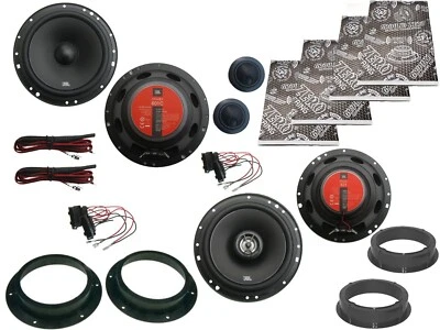 JBL Lautsprecher komplett Set für VW Golf 5 Bj 03 - 13 Tür vorn hinten + Dämmung - Bild 1 von 4
