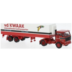 Brekina 1:87 Scale Volvo F 89 Koffer SZ v.d.Kwaak 1972 Neues Design - Picture 1 of 1