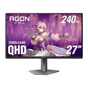 AOC - 27" QD OLED 240Hz 0.03ms Gaming Monitor - Black/Purple - Picture 1 of 6