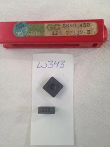 10 NEW SANDVIK SNMG 432 CARBIDE INSERTS. SWEDEN MADE.  GRADE: 125  {W343} - Picture 1 of 1